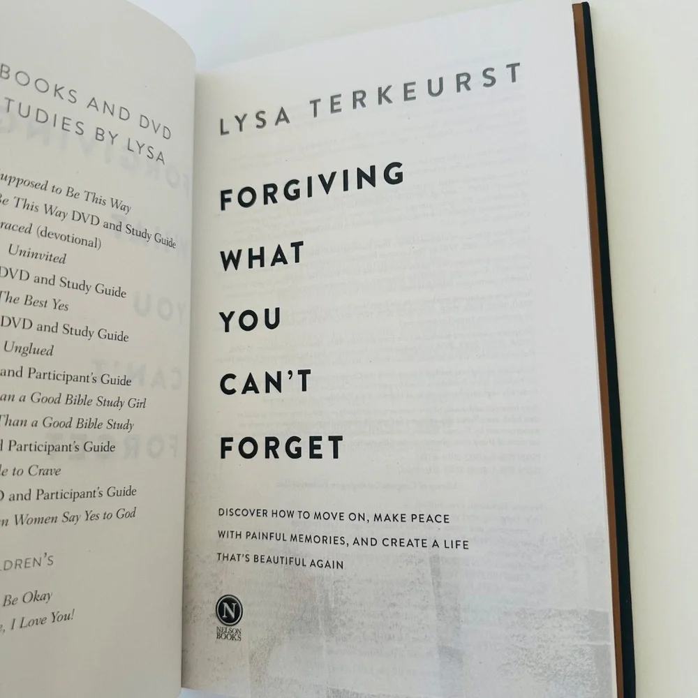 Forgiving What You Can’t Forget Book Lysa Terkeurst - Picture 3 of 7